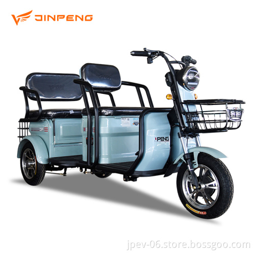 Certificazione EEC Jinpeng 1000W MOTORE TRICICE ELETTRICA PASSEGGERO TRE Ruota Elettrica per passeggero